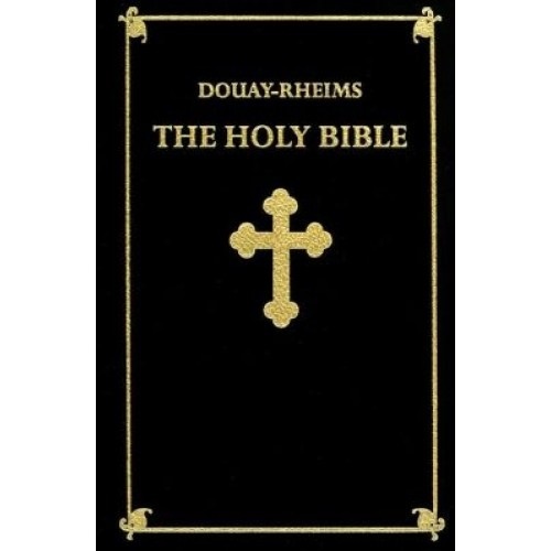 DOUAY RHEIMS BIBLE HARDBACK BLACK