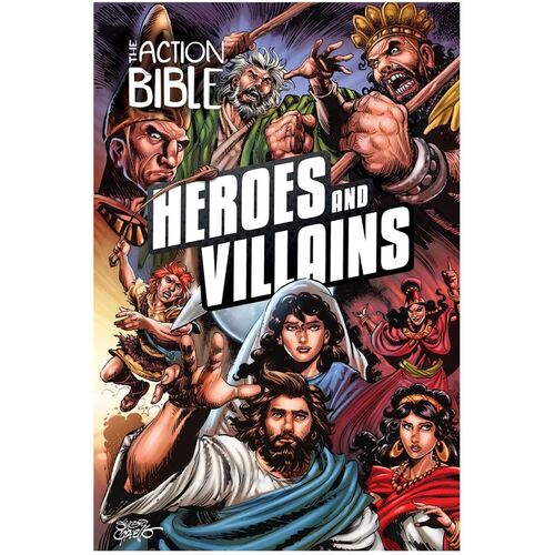 THE ACTION BIBLE: HEROES & VILLIANS