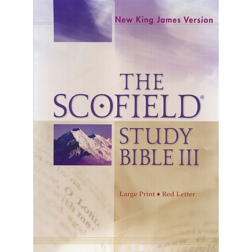 NKVJ OLD SCOFIELD STUDY BIBLE III LARGE PRINT BONDED LEATHER