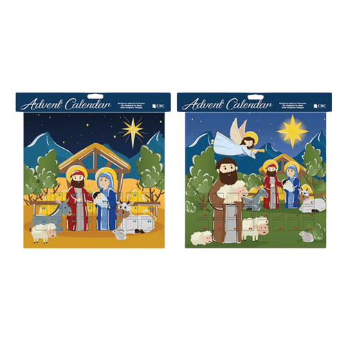 ADVENT CALENDAR WITH GLITTER CHILDREN 