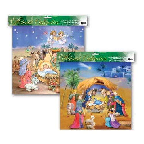 ADVENT CALENDAR WITH GLITTER CHILDREN 