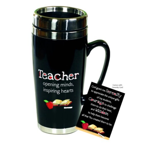 TRAVEL MUG & SERENITY CARD - TEACHER
