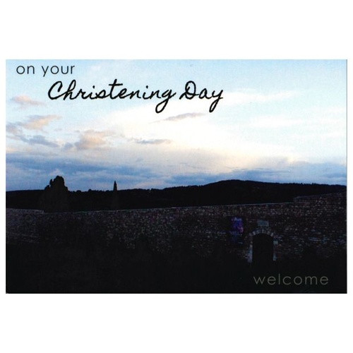 ASSISI CARD CHRISTENING    **Limited Stock**      