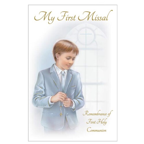 COMMUNION REMEMBRANCE MISSAL BOY HC