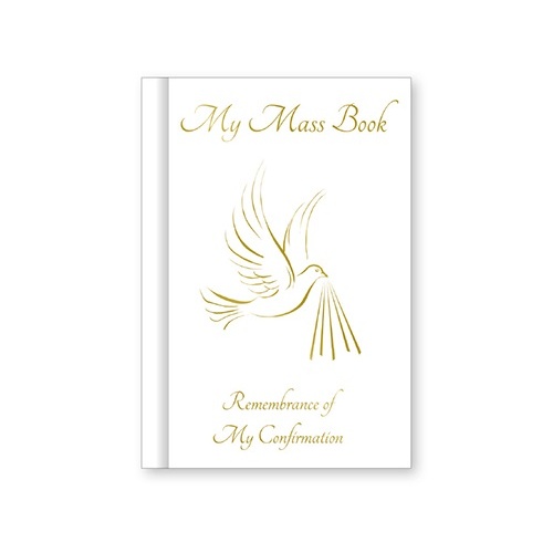 CONFIRMATION MASS BOOK HARD COVER WHITE
