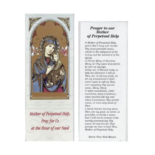 GOLD FOIL BOOKMARKS PK 25 Mother of Perpetual Help