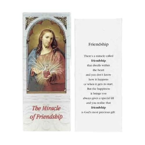 GOLD FOIL BOOKMARKS MIRACLE OF FRIENDSHIP PKT25     