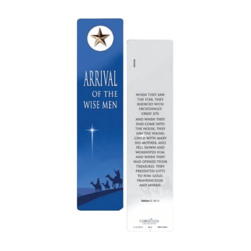 WINDOW LAMINATED BOOKMARK ARRIVAL OF WISE MEN **Limited Stock**