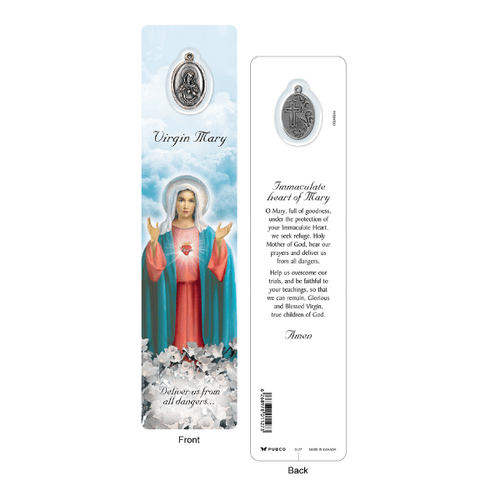 BOOKMARK LAMINATED Immaculate Heart of Mary