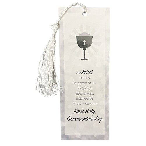 BOOKMARK WITH TASSLE COMMUNION DAY