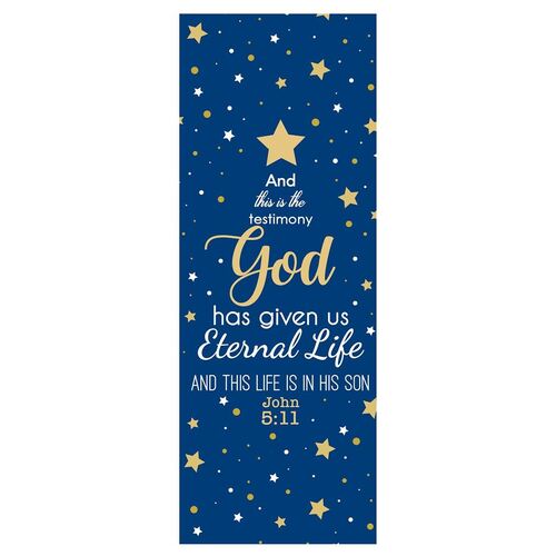 Christmas Bookmark – Eternal Life (Pack of 25)