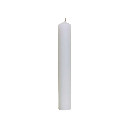 CANDLE 10 X 1.5" WHITE
