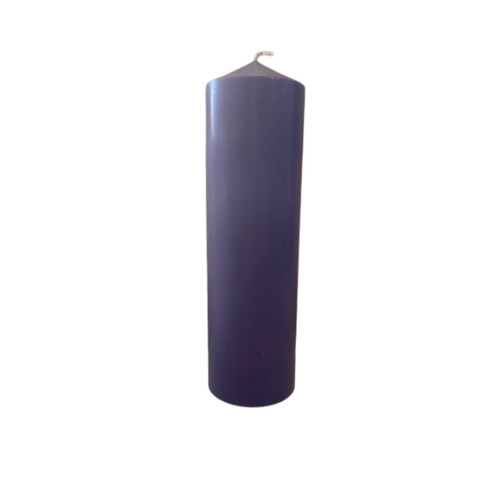 CANDLE 10 X 3" PURPLE