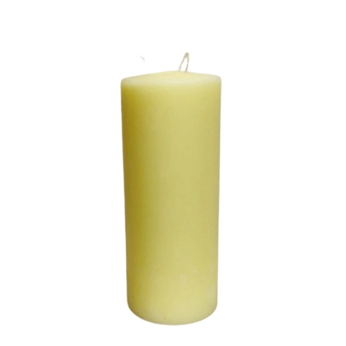 CANDLE 10 X 4" CREAM 3 WICKS  **Limited Stock**