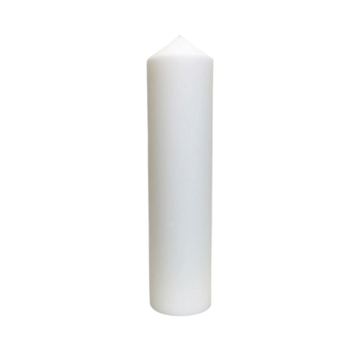 CANDLE 15 X 4" WHITE