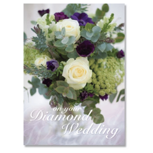 ON YOUR DIAMOND WEDDING ANNIVERSARY CARD