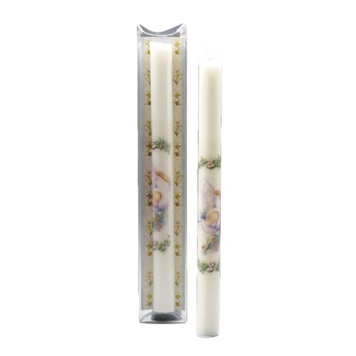 BAPTISM CANDLE WITH CERTIFICATE