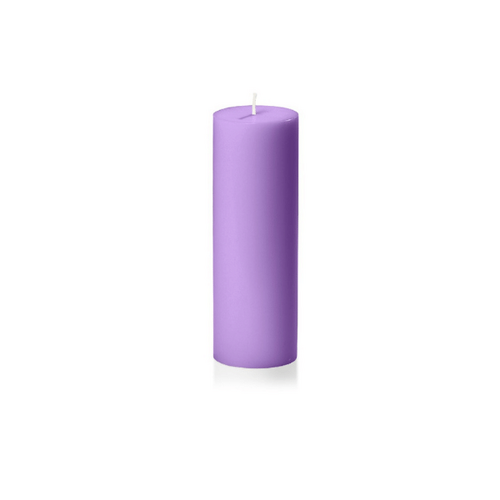 CANDLE 6 X 2" PURPLE             
