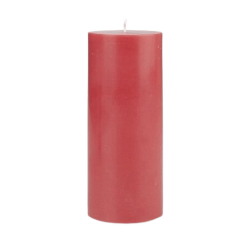 CANDLE 15x5cm RED                