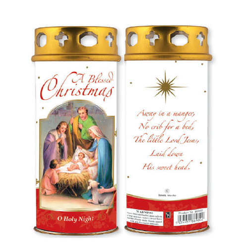 CHRISTMAS DEVOTIONAL CANDLE - A BLESSED CHRISTMAS