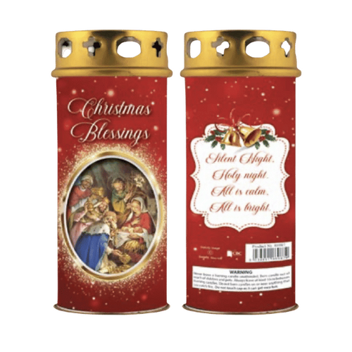 CHRISTMAS DEVOTIONAL CANDLE - CHRISTMAS BLESSINGS