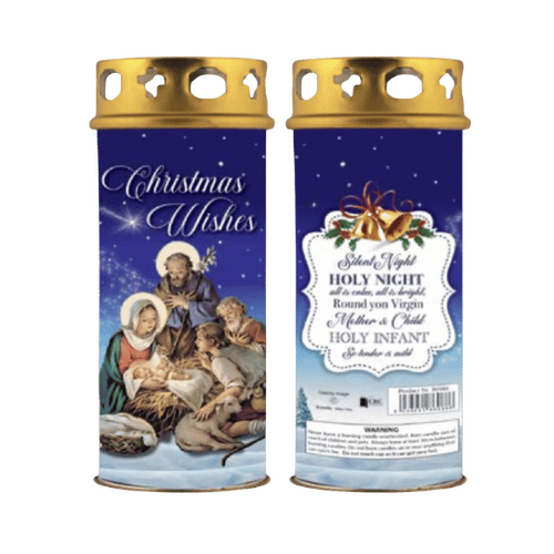 CHRISTMAS DEVOTIONAL CANDLE - CHRISTMAS WISHES