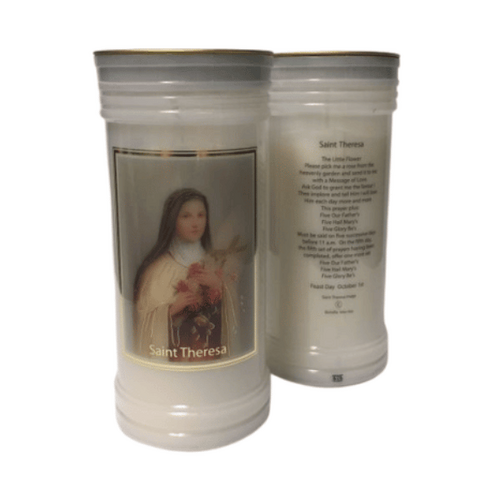 DEVOTIONAL CANDLE - ST THERESE