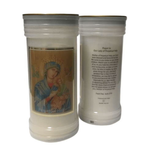 DEVOTIONAL CANDLE - OUR LADY OF PERPETUAL HELP