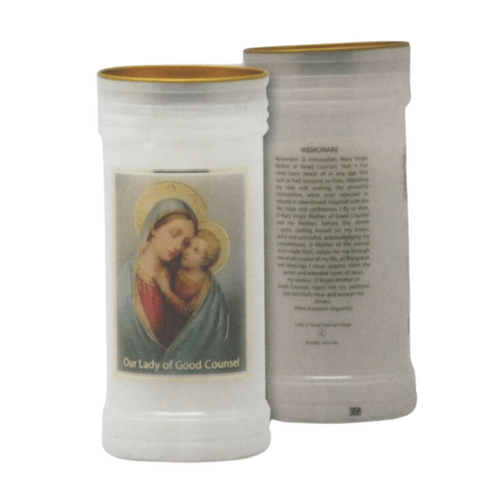 DEVOTIONAL CANDLE - OUR LADY OF GOOD COUNSEL