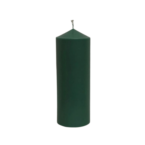 CANDLE 8 X 3" GREEN (AUSTRALIAN MADE)