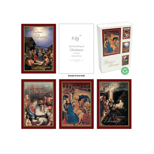 BOXED CHRISTMAS CARDS - CHRISTMAS BLESSINGS BX18