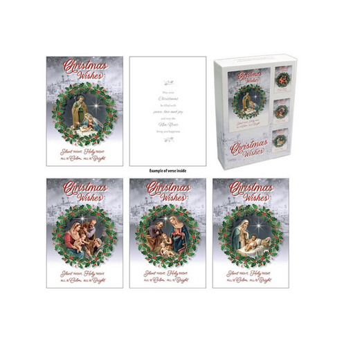 BOXED CHRISTMAS CARDS - CHRISTMAS WISHES BX18