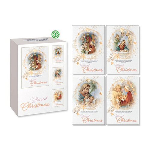 BOXED CHRISTMAS CARDS - BLESSED BX18