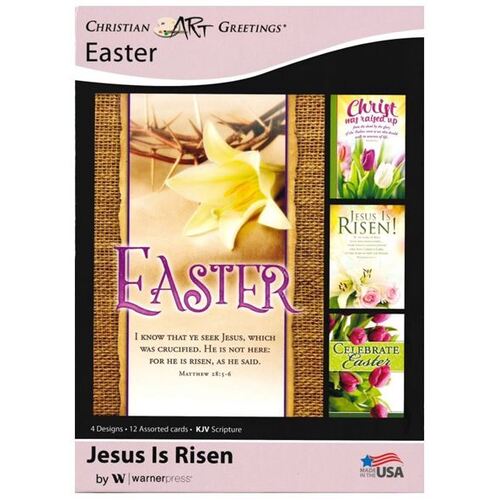 BOXED CARDS EASTER HE IS RISEN BOX12 