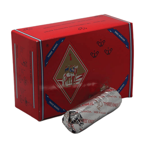 CHARCOAL 3 KINGS 33MM BOX OF 100