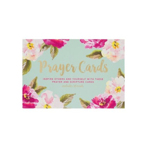 PRAYER CARDS BOXED MINT FLORAL