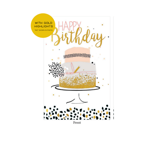 BIRTHDAY CARD FEMALE - CAKE