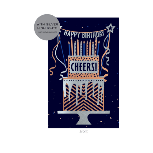 BIRTHDAY CARD MALE - CHEERS