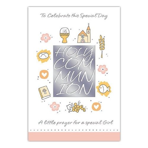 COMMUNION CARD SPECIAL DAY - GIRL
