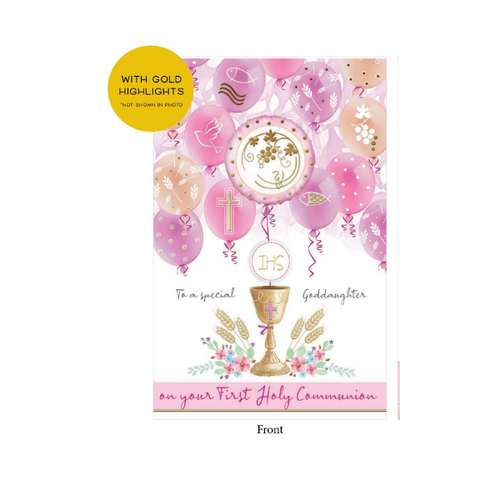COMMUNION CARD GODDAUGHTER