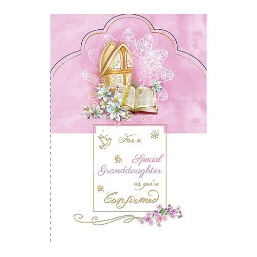 CONFIRMATION CARD - SPECIAL GRANDDAUGHTER