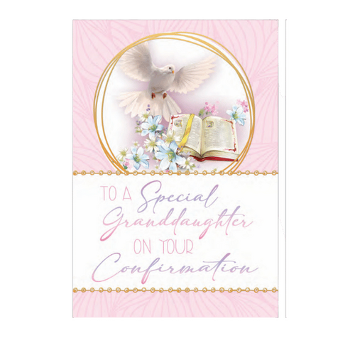 CONFIRMATION CARD - SPECIAL GRANDDAUGHTER