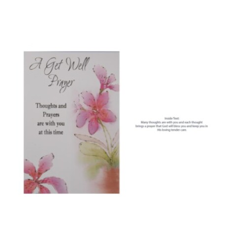 GET WELL PRAYER CARD