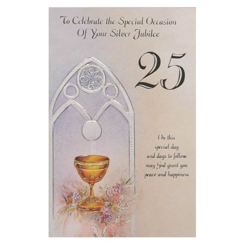 SILVER JUBILEE CARD