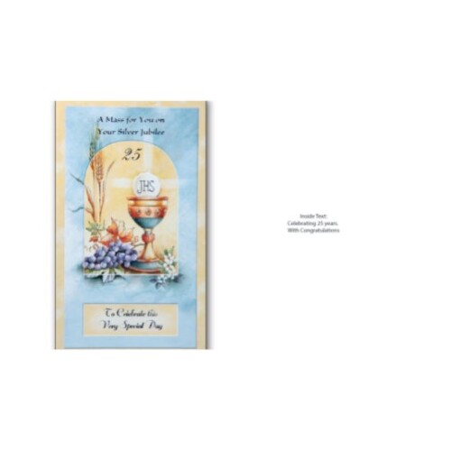 SILVER JUBILEE CARD