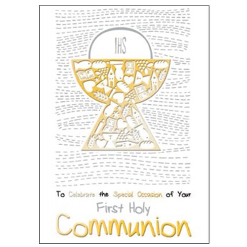 FIRST HOLY COMMUNION CARD CELEBRATE