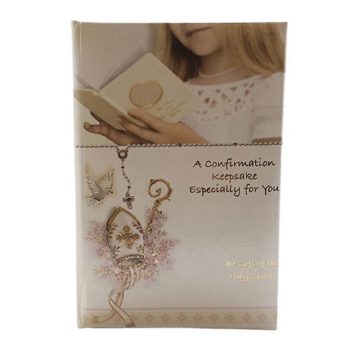 CONFIRMATION KEEPSAKE GIRL with SYMBOLS