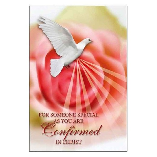 CONFIRMATION CARD 3D FOR SOMEONE SPECIAL - Girl 