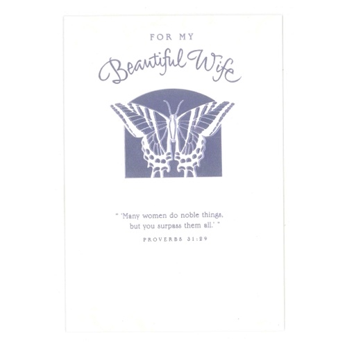 CARD MOTHERS DAY WIFE **Limited Stock Available**