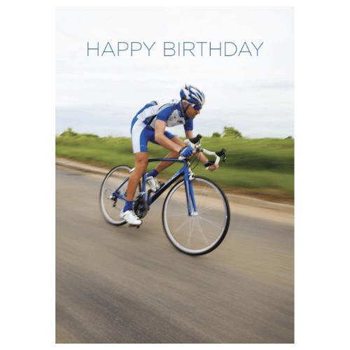 BIRTHDAY CARD - ROAD CYCLIST